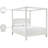 Salina Linen Textured Fabric Upholstered Bed-1559567303-1559567300