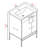 Maisie 24'' Single Bathroom Vanity with Solid Wood Top-208285677-208285666