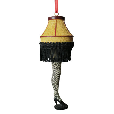Ornement de Noël avec pied de lampe