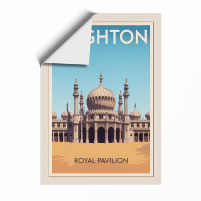 Postcard From Brighton Vintage - Print