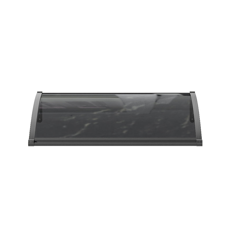 Dakota Fields Polycarbonate Cover Retractable Door / Window Awning, 23 "H x 120" W x 80" D
