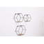 Tablette flottante hexagonale