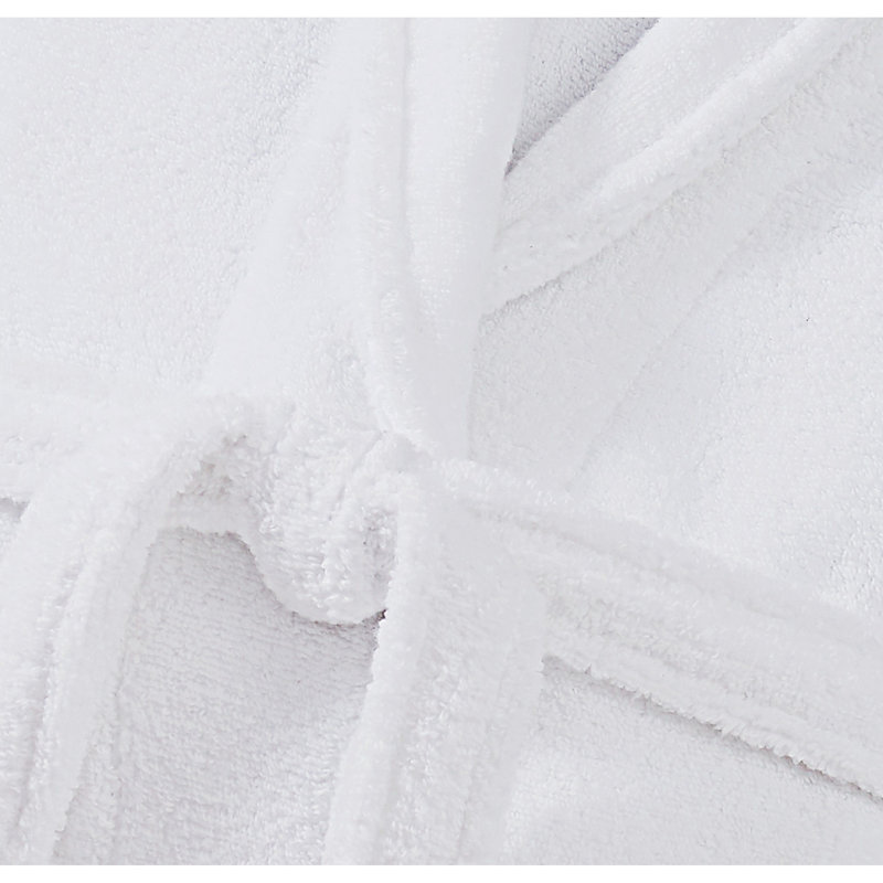 Peignoir Borghese Roma Luxe, S / M, Blanc / Blanc
