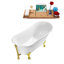 1699.3mm x 800.1mm Soaking Acrylic Bathtub-883458295-883458272