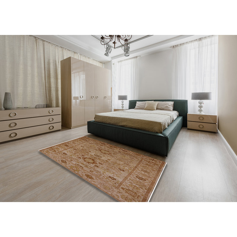 Tapis oriental beige Ranchero, Rectangle 5 pi x 8 pi