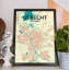 Utrecht City Map - No Frame Print-1788686943