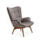 Ensemble de chaise longue et repose-pieds Contour