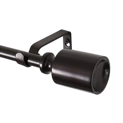 Tringle à rideaux murale de 1,9 cm (3/4 po) UTOPIA ALLEY - Tringles à rideaux pour fenêtres, tringles à rideaux réglables, tringles à rideaux décoratives pour chambre et salon, tringles à tapisserie
