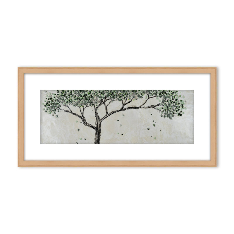 Nature Inspired "Spring's Guardian" Canvas Wall Art By , 8" H x 16" W, Framed Canvas, Brown