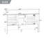 Meuble-lavabo moderne autoportant de 122 cm (48 po), meuble-lavabo composite avec 4 tiroirs, 2 portes et étagères réglables-2008113385