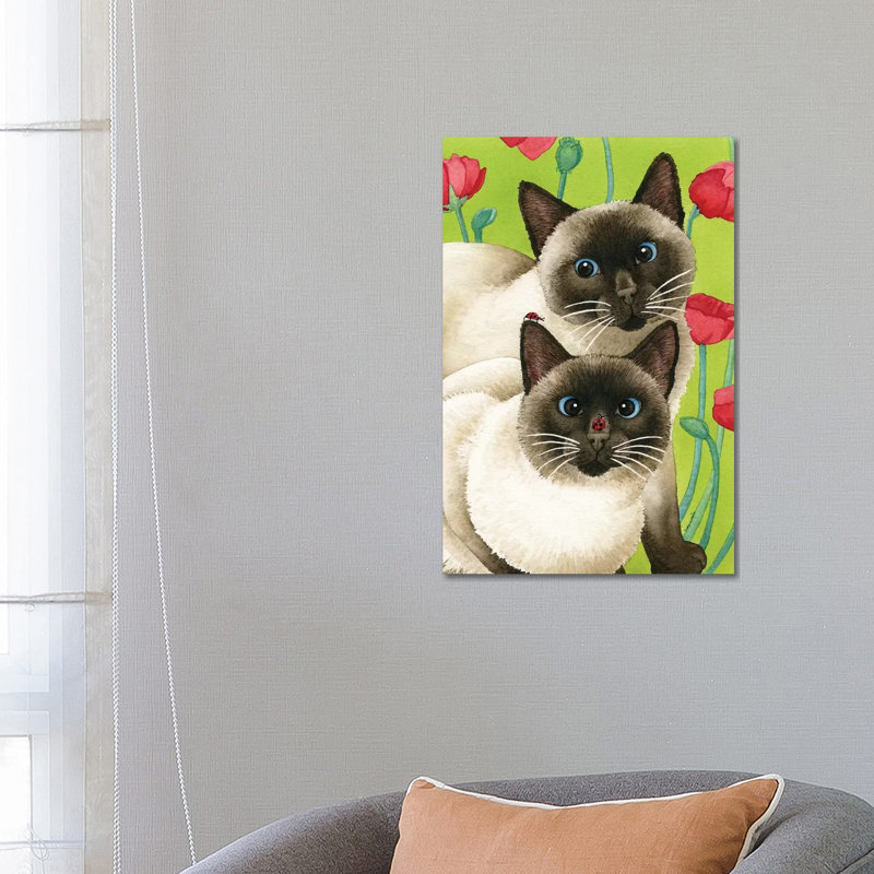 Seeing Two 1 Piece Wrapped Canvas Painting, 66.04 cm H x 45.72 cm W x 3.175 cm D