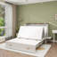 Armoire de rangement avec lit escamotable Murphy, matelas inclus