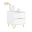 62 cm W Bedside Table