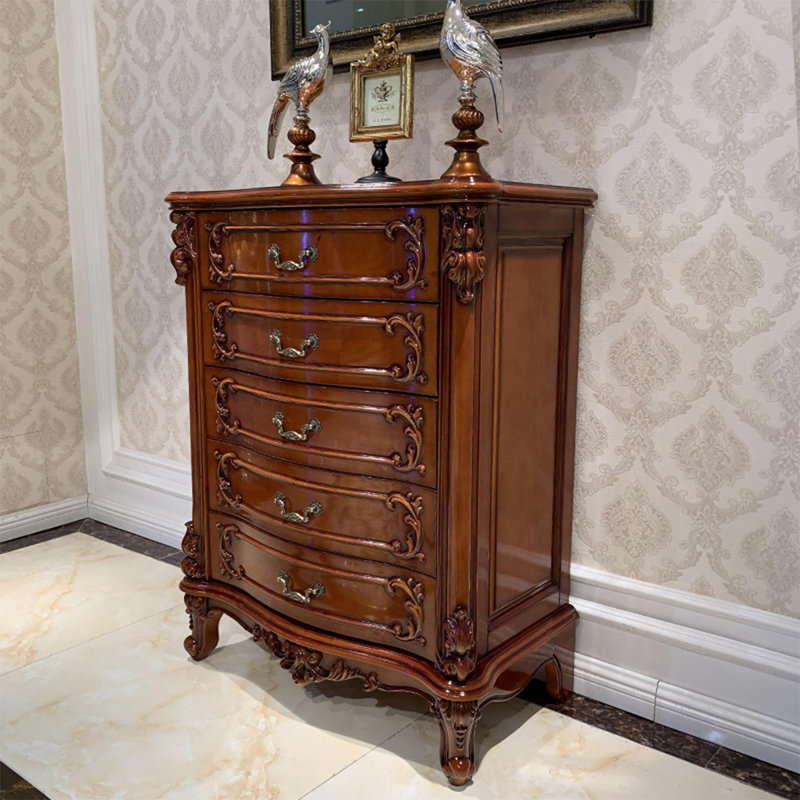 Armoire d'appoint en noyer massif