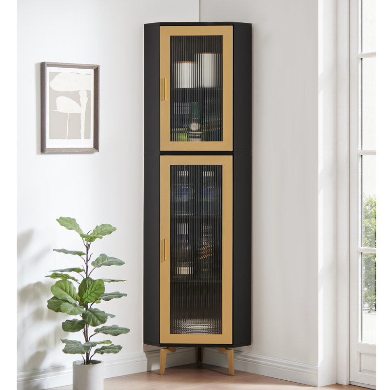 Vitrine de coin Everett