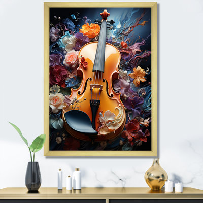 " Chromatic Floral Violin Symphony "