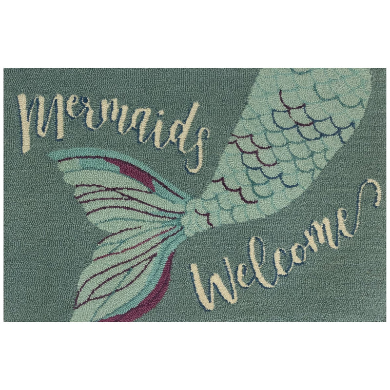 Mermaids Welcome Aqua_26496, Rectangle 2 pi x 3 pi