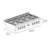 ZLINE 48 in. Autograph Edition Paramount Gas Rangetop with 8 Burners and Porcelain Cooktop in Satin Stainless Steel with Accents-108992090