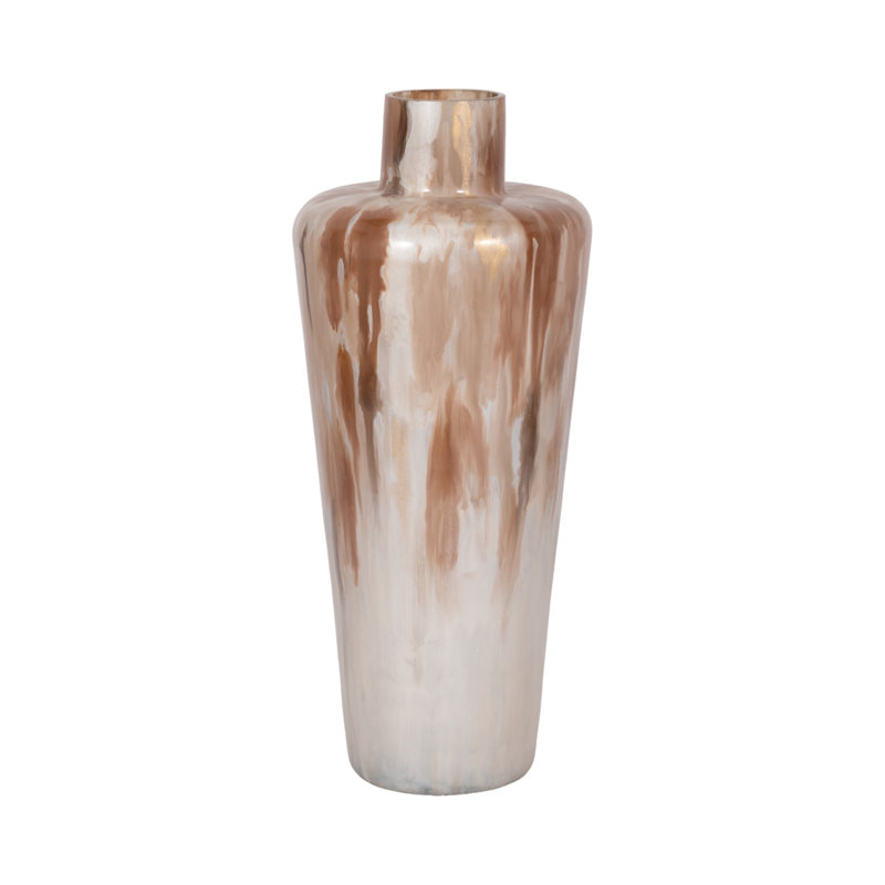 Vase Modern Glam, H 18 po x l 7 po x P 7 po