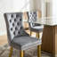 Chaise de salle à manger rembourrée moderne-129761702