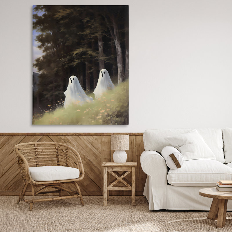 Haunted Morning Ghost, toile par LSR Design Studio, H 48 po x l 36 po