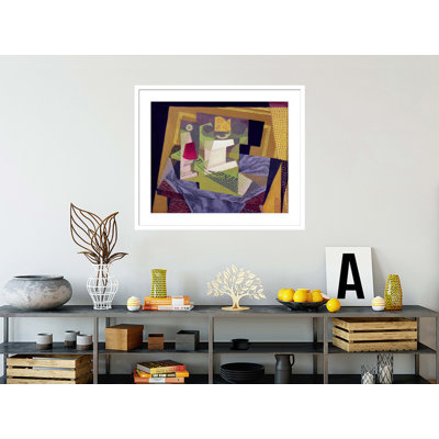 «Composition on a Table» par Juan Gris, impression giclée sur cadre