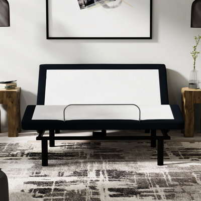 Base réglable: massages, lit double très grand 77,17 po, massage double, poids de 125,89 lb