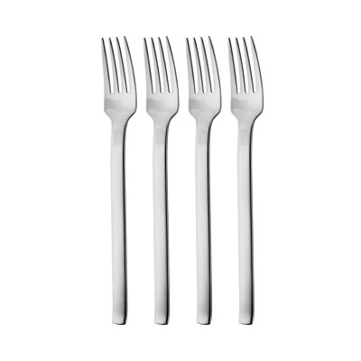 Berghoff Essentials Essence 4pc 8" Dessert Fork Flatware Set, Serving For 4