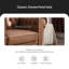 Canapé Chesterfield en cuir 88,5 po Navas-1374832008