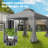 10 Ft. W x 10 Ft. D Steel Patio Gazebo-96070365