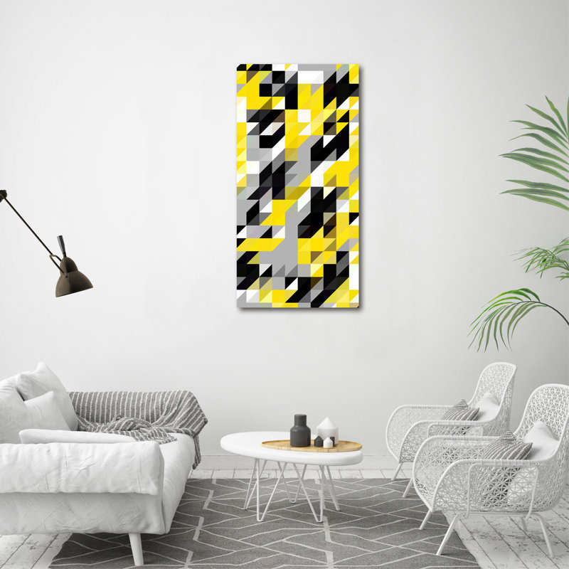 Geometric Background - Wrapped Canvas Print