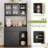 70.9'' Kitchen Pantry with Power Outlet-349884130