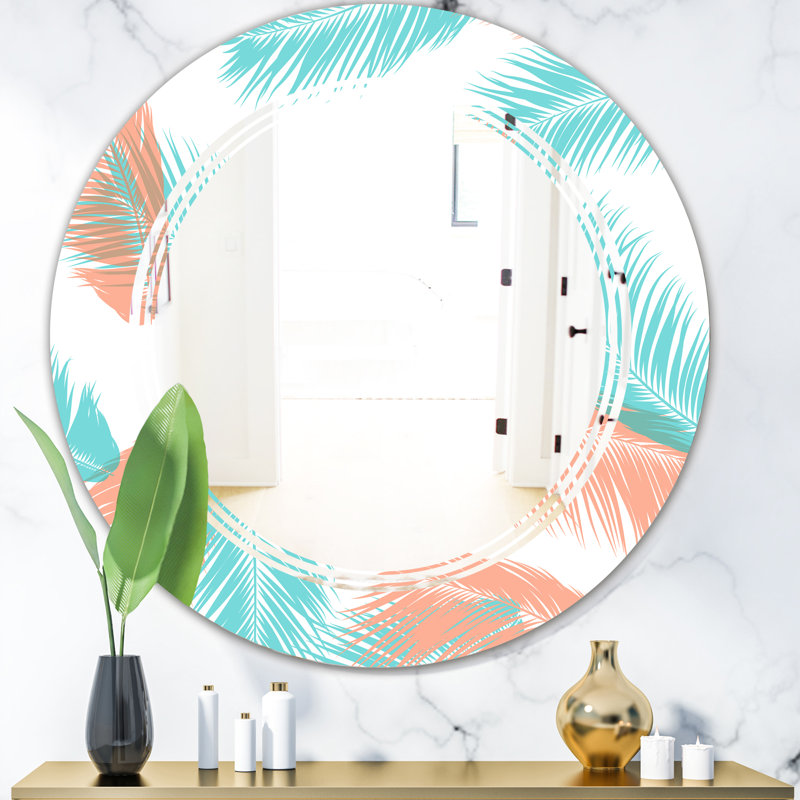 Miroir mural Foliage II, 31,5 po x 31,5 po