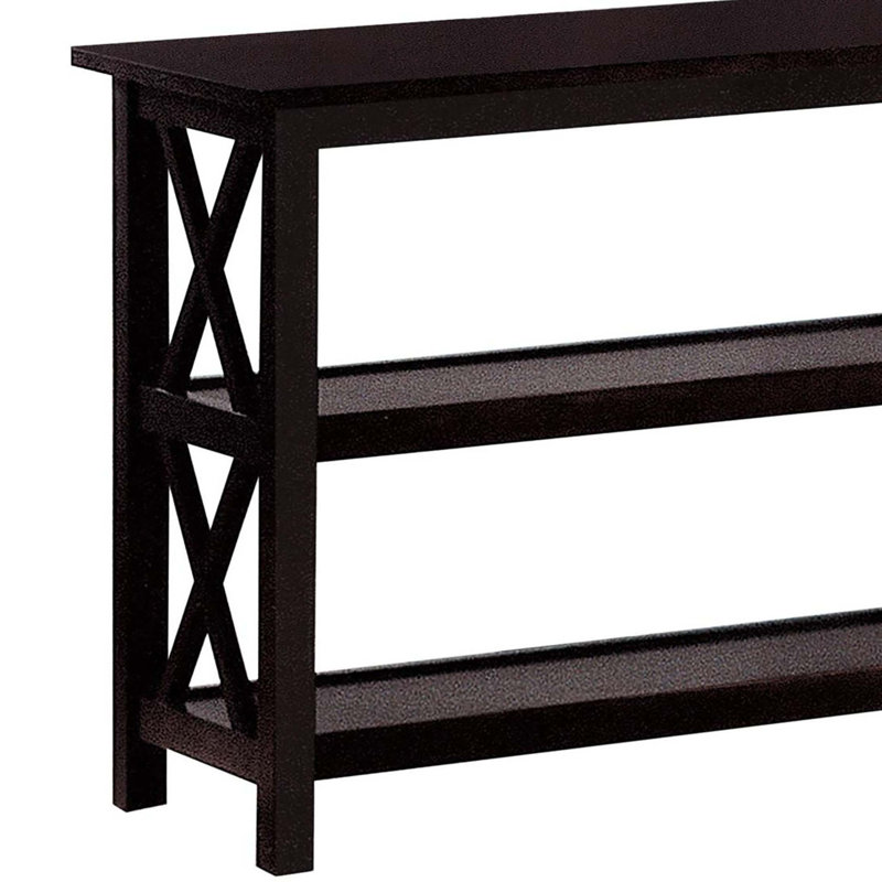 Console profonde avec 2 tablettes