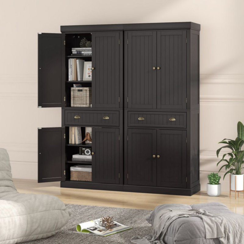 Tazaria Accent Cabinet, Dark Brown