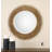 Wynona Engineered Wood Round Wall Mirror