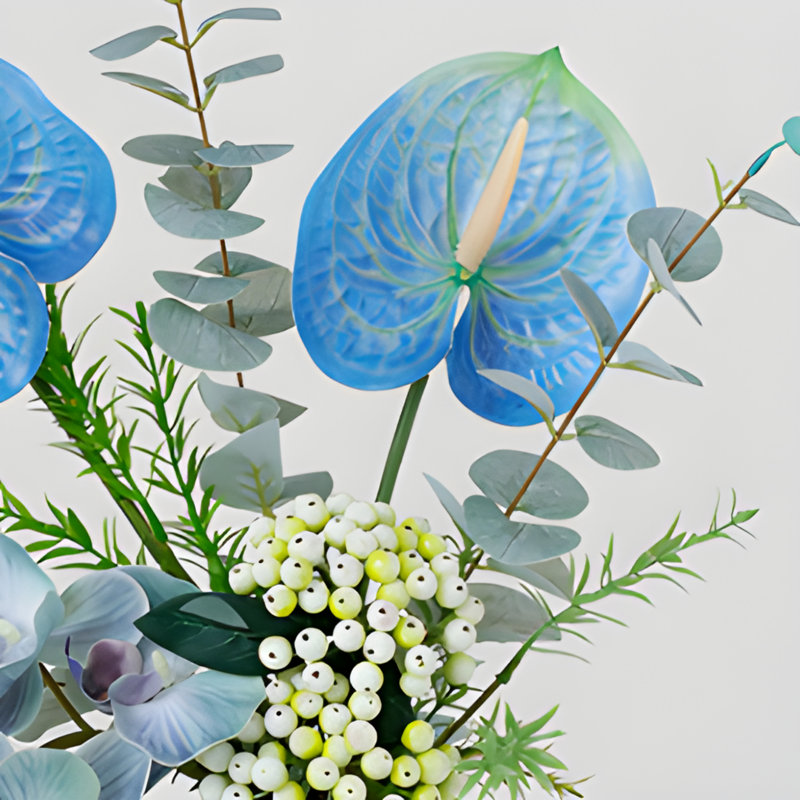Ornements de fleurs simulées