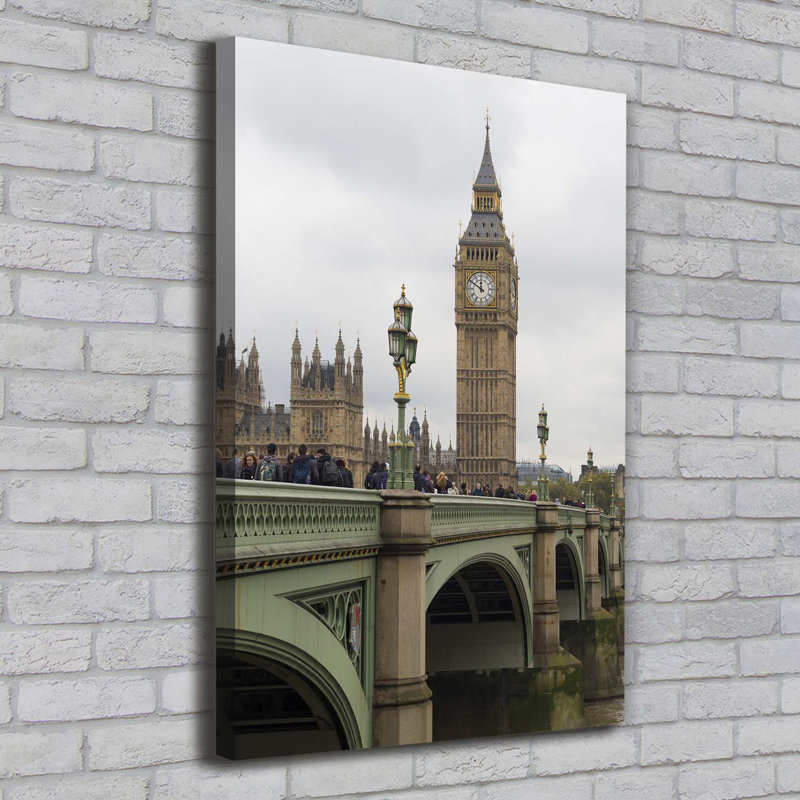 Brick Wall - Wrapped Canvas Print