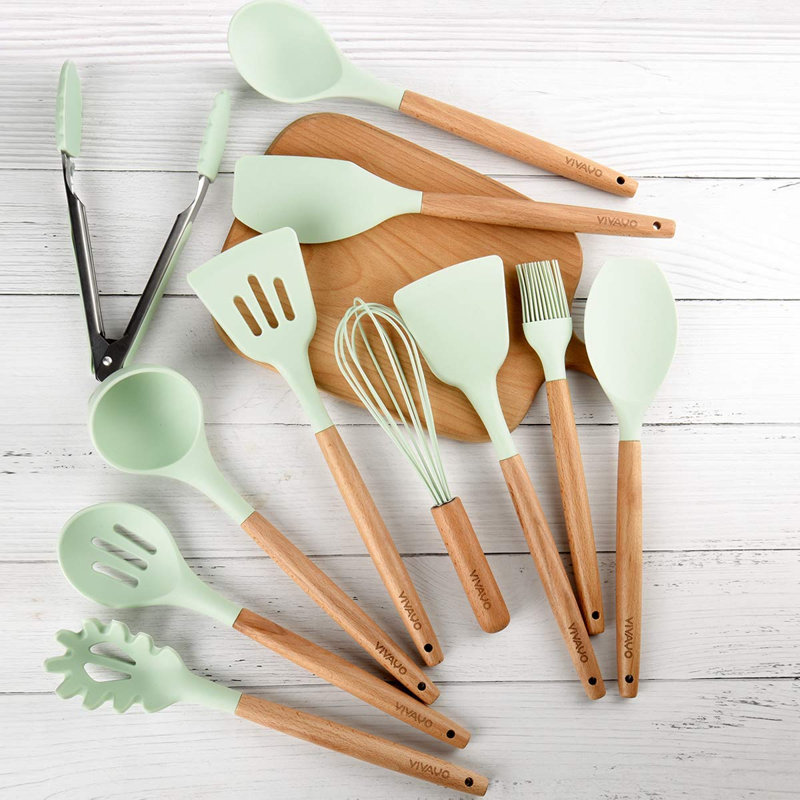 Generic 13 Utensil Set, Mint Green