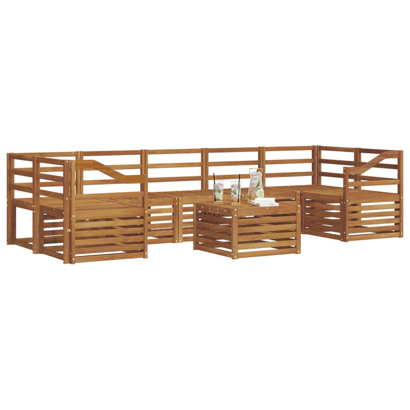 304cm Wide Patio Sectional Set