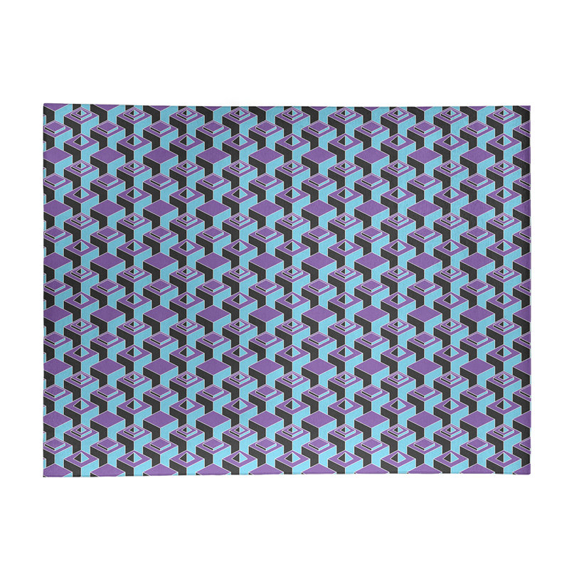 Chenille Geometric Indoor Rug, Rectangle 8' x 10'