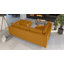 Corner Sofa And Footstool with Wooden Legs In Scandinavian Style Knutsford-58350949-58350953
