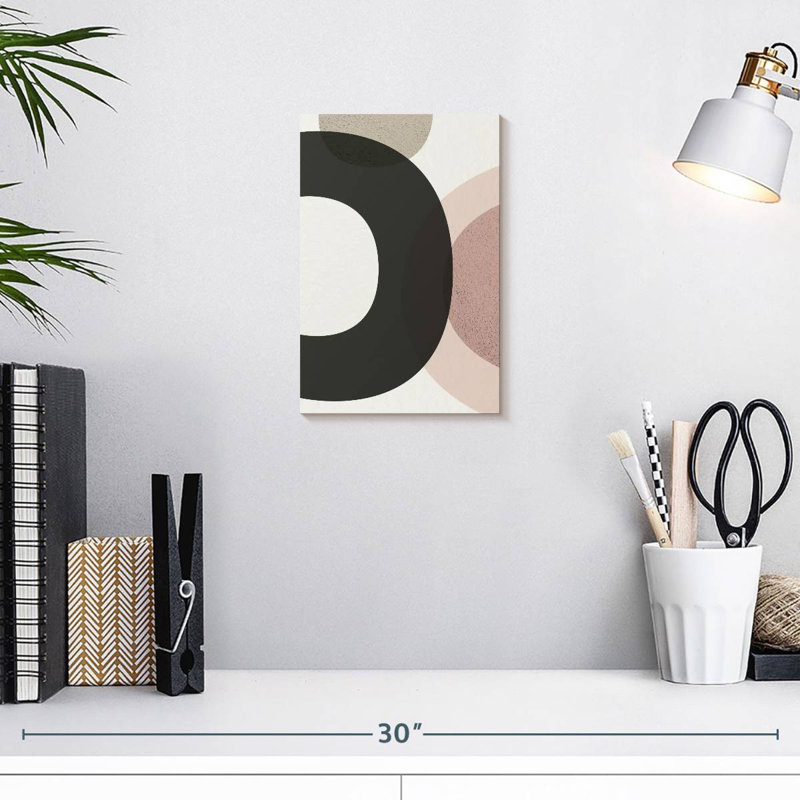 Cercles minimalistes Avery I, H 12 po x l 8 po