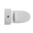 1.1/1.6 Ceramic Toilet, Elongated, White, Comfortable, Soft Close Seat, & , T036wt White Toilet With , Elongated Bowl, Comfort Height,