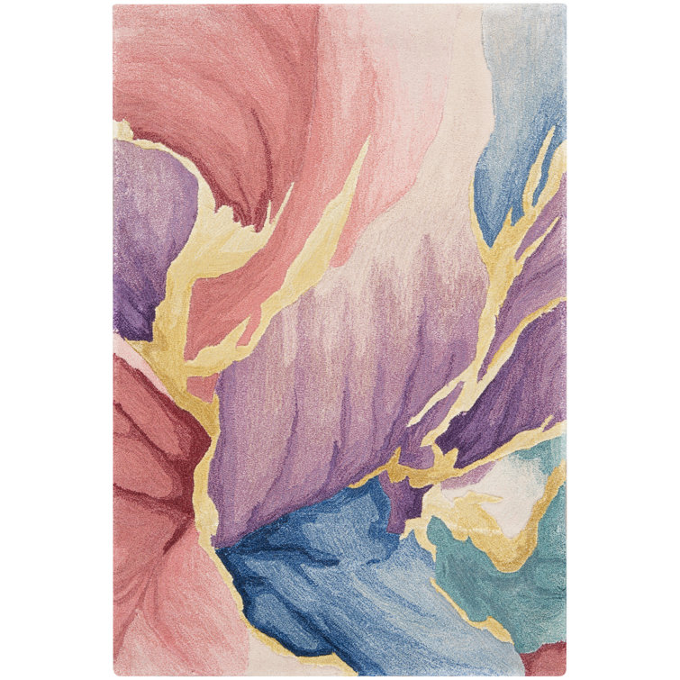 Viscose Abstract Indoor Rug