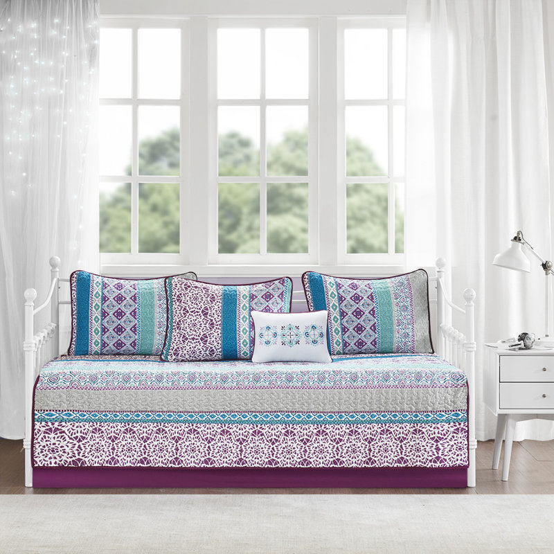 Daybed 6 Piece Boho Reversible Daybed Set