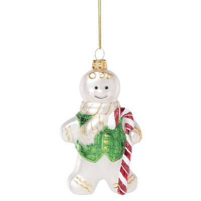 2025 Blown Glass Gingerbread Ornament