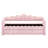 Contemporary Padded Daybed with Illumination and Multi-Position Trundle System-957325759