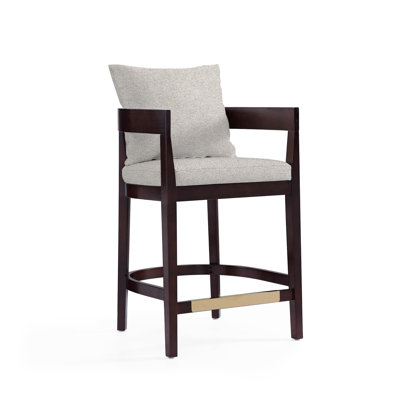 Ritz Upholstered Counter Stool with Solid Wood Frame