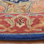 Tapis bleu / rouge / brun en laine touffeté à la main Colyt-853221650